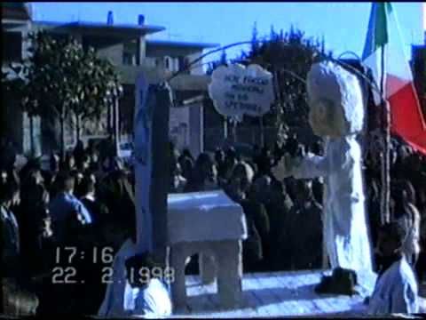 Il carro dei Puffi - Carnevale 1998