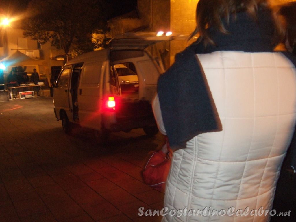 L'arrivo in piazza